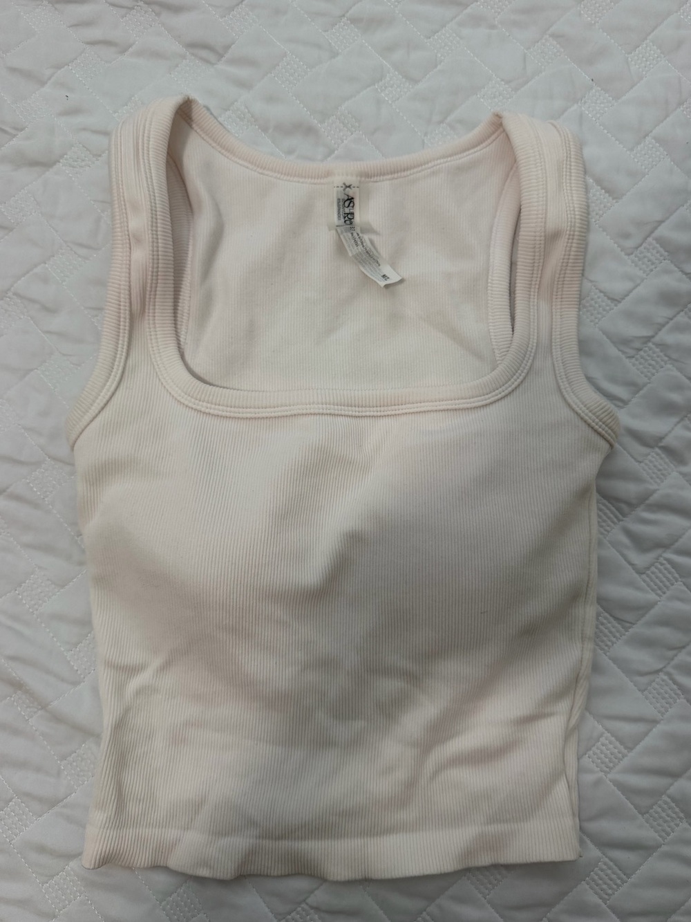 AS Revival Ribbed tank top